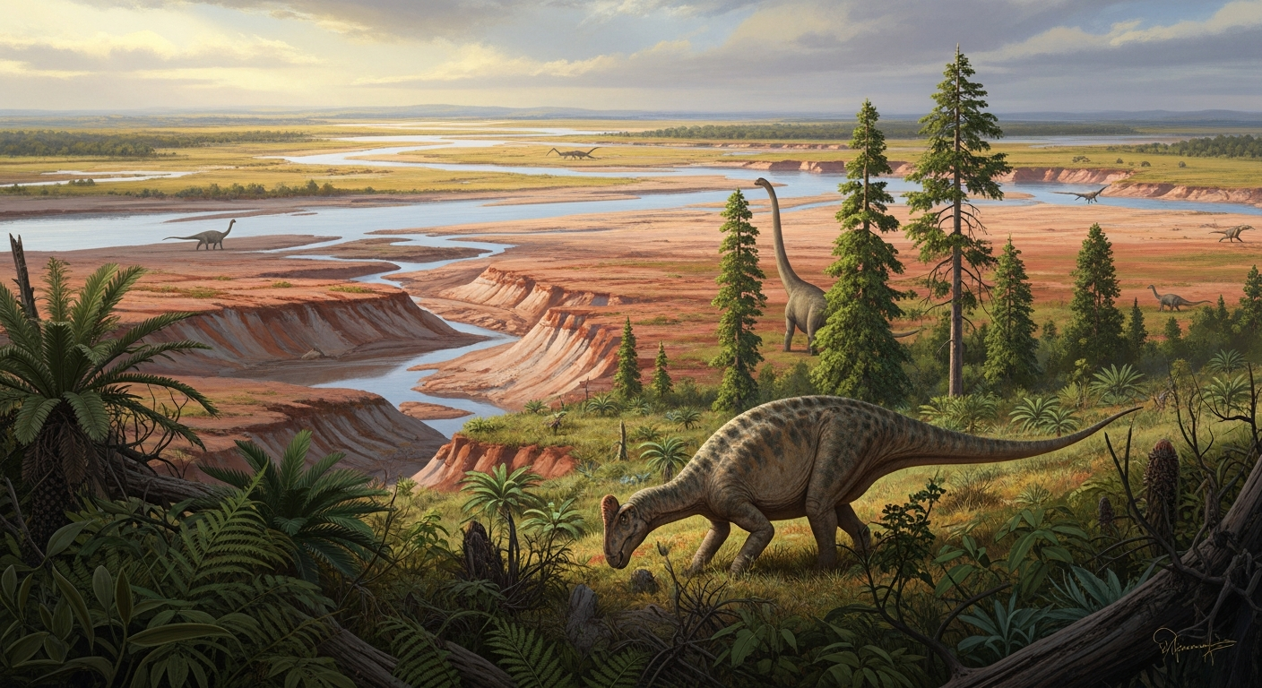 Cloverly Formation prehistoric landscape