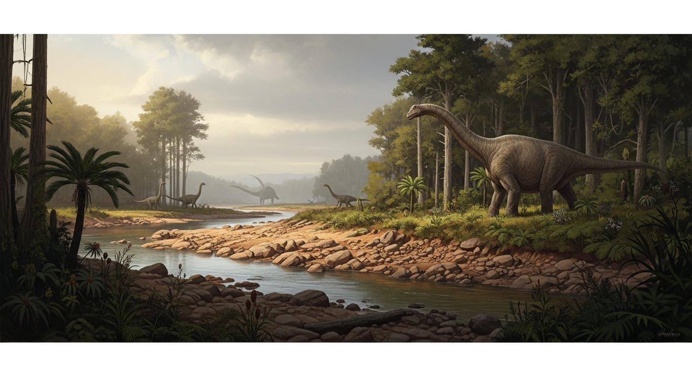 Huincul Formation prehistoric landscape